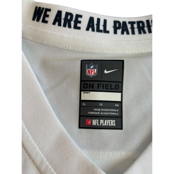 Nike NFL On Field New England Patriots #10 White Jersey Womens Size XL Polyester - Picture 7 of 16